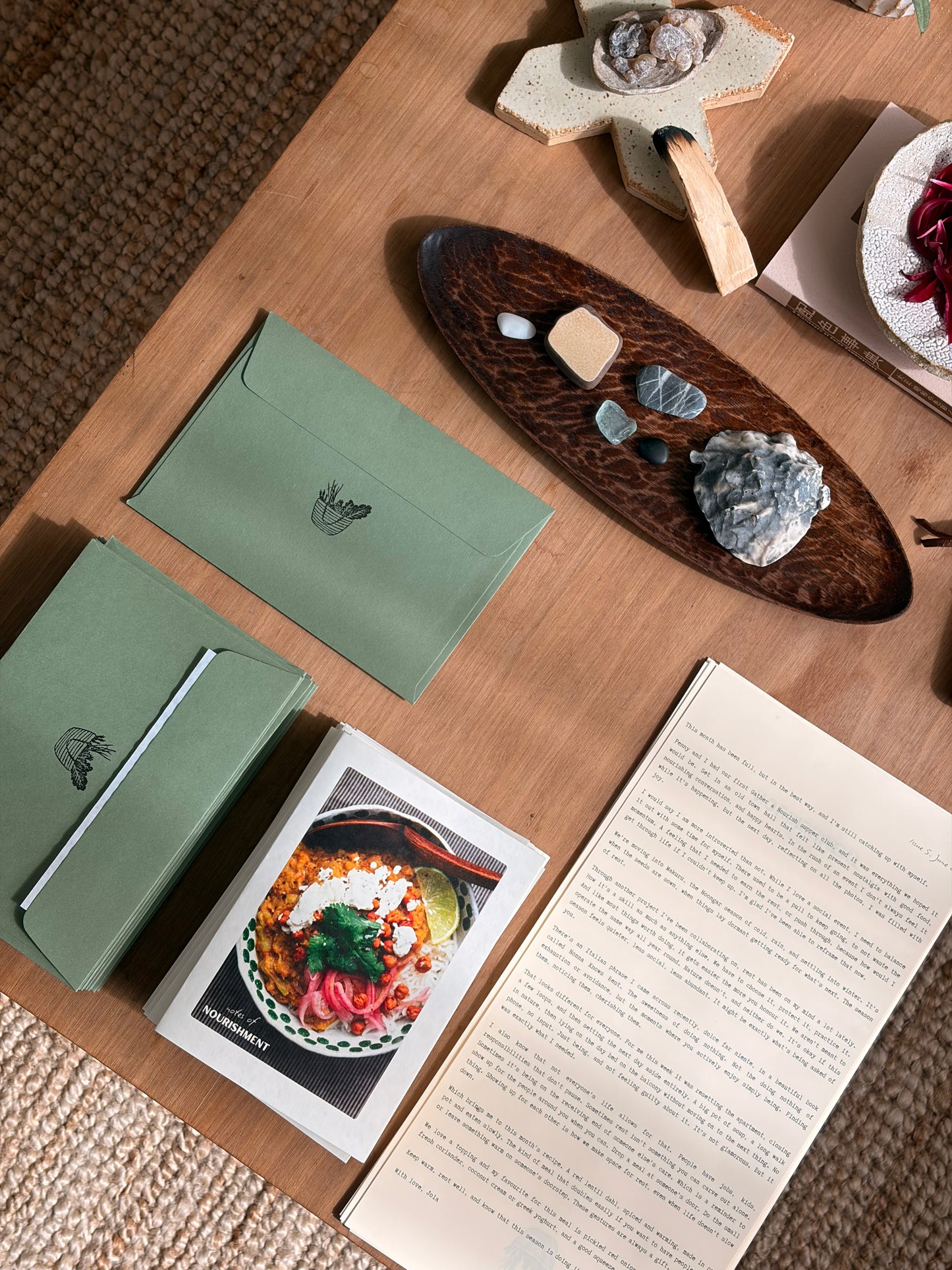 A Monthly Mail Club - Notes of Nourishment