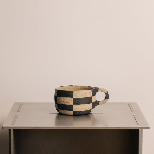 Checker & Stone Mug